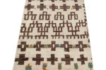 Rug & Kilim’s Moroccan Geometric Scatter Rug in Beige-Brown | Area Rug in Rugs by Rug and Kilimareaar