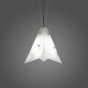 Modern Origami Decorative Pendant | Akira 21471-14 | Pendants by UltraLights. Item made of brass with synthetic