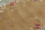 Rug & Kilim’s Chinese Art Deco Rug In Brown with Colorful | Area Rug in Rugs by Rug and Kilim