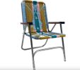 Hazel and Shirley: Indigo Girl | Folding Chair in Chairs by KIM HILL  for KIM HILL DESIGN. Item made of aluminum with fiber works with boho & mid century modern style