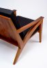Wise Lounge Chair & Ottoman | Chairs by Eben Blaney Furniture. Item made of walnut & fabric