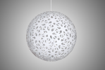 Lattice Light Ball White 60 | Pendants by ADAMLAMP. Item composed of synthetic compatible with modern style