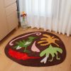 Singing Soil | Small Rug in Rugs by Tuft Love Studio. Item made of cotton & fiber