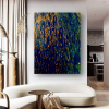 'Rain' | Paintings by Christina Twomey Art + Design. Item made of canvas works with minimalism & contemporary style