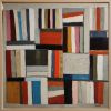 promenade litteraire | Oil And Acrylic Painting in Paintings by Sophie DUMONT.. Item composed of wood & canvas compatible with minimalism and contemporary style