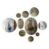 Wall Art Plates Installation "Markermeer" | Wall Sculpture in Wall Hangings by Studio DeSimoneWayland. Item made of ceramic works with boho & contemporary style