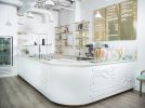 Wall Mounted Collector's Shelving Units | Wall Sculpture in Wall Hangings by Amuneal | La Glace in Vancouver. Item made of brass