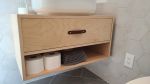 Mahogany Leather Handle [V'ed End] | Knob in Hardware by Keyaiira | leather + fiber | Artist Studio in Santa Rosa. Item made of leather