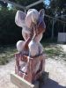 I am free from Pandora | Public Sculptures by Rafail Georgiev - Raffò | Aire de jeux du Domaine de Bayssan in Béziers. Item composed of marble compatible with minimalism style