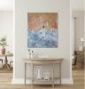La paz en medio de las turbulencias | Oil And Acrylic Painting in Paintings by Elena Parau. Item composed of canvas in minimalism or contemporary style