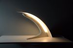 AURA  Desk Lamp (one-off design piece) | Table Lamp in Lamps by RUBERTELLI DESIGN. Item composed of aluminum and marble