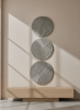 Minimalist contemporary ceramic wall sculpture, wall art | Sculptures by Àlvar Martínez Mestres. Item composed of stoneware in minimalism or contemporary style