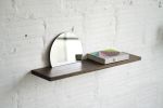 Floating Mirror Hardwood Shelf - Small | Ledge in Storage by THE IRON ROOTS DESIGNS. Item composed of maple wood and glass in minimalism style