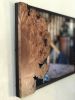 Live Edge Mirror - Cherry Burl - one-of-a-kind, Wood Wall Mi | Decorative Objects by thomas weber. Item made of wood with glass works with boho & country & farmhouse style