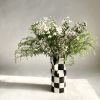 checker vase | Vases & Vessels by ALICJA CERAMICS. Item composed of ceramic