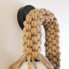 DUO Jute Fiber Designer Lamp | Sconces by Light and Fiber. Item made of steel & glass compatible with mid century modern and contemporary style