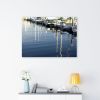 Blue Harbor 4609 | Prints in Paintings by Petra Trimmel. Item composed of canvas & paper