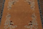 Rug & Kilim’s Chinese Art Deco Rug, Brown with Greek Key | Area Rug in Rugs by Rug and Kilim