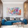 Blended | Oil And Acrylic Painting in Paintings by Shirly Maimom Art. Item composed of canvas in contemporary or art deco style