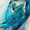 Bluish 29113 | Oil And Acrylic Painting in Paintings by Rica Belna. Item made of canvas