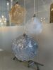 Crystal Glaze Chandelier. Dining Room, Kitchen Island, Foyer | Pendants by Galilee Lighting. Item made of metal with glass works with modern style