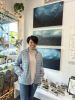 How Transitory | Oil And Acrylic Painting in Paintings by Nilou Farzam | The Drawing Room in San Francisco. Item composed of canvas in minimalism or contemporary style