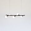 Arborlux Horizontal Pendant | Pendants by Oehl. Item made of oak wood & copper compatible with minimalism and mid century modern style