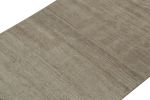 Rug & Kilim’s Solid Gray rug in Tone-on-Tone Hand-Knotted | Area Rug in Rugs by Rug and Kilim