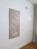 Here in Time II | Embroidery in Wall Hangings by Saskia Saunders | Treehouse Hotel London in London. Item composed of linen and fiber in minimalism or contemporary style