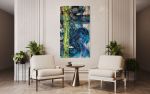 Percussion Vibes | Mixed Media in Paintings by Art by Shroon. Item composed of canvas compatible with contemporary and industrial style
