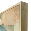 Contemporary Abstract Landscape in Maple Float Frame | Oil And Acrylic Painting in Paintings by Suzanne Nicoll Studio. Item in contemporary or coastal style