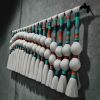 Lagoon Wall Hanging | Tapestry in Wall Hangings by Mila MLcreation. Item composed of fabric & fiber compatible with art deco style