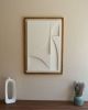 No. 106 Japandi Plaster Wall Relief - Scandinavian Decor | Wall Sculpture in Wall Hangings by Joseph Aurelius