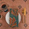 Cordoba Autumn Leaf Dinner Napkins | Set of 4 | Linens & Bedding by ichcha. Item made of cotton works with boho & country & farmhouse style