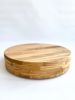 Round plant mover - Ash wood m - made to order | Plant Stand in Plants & Landscape by Kat | Home Studio. Item composed of wood in minimalism or contemporary style