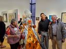 Marie Antoinette Visits The Border | Mixed Media by Judith Joseph | Koehnline Museum of Art in Des Plaines. Item composed of fabric