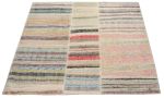 Rug & Kilim’s Patchwork Kilim Square Rug in Polychromatic | Area Rug in Rugs by Rug and Kilim