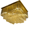 Venini style Glass custom made chandeliers | Chandeliers by Custom Lighting by Prestige Chandelier. Item made of glass
