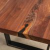 Custom Walnut Dining Table | Tables by Elko Hardwoods. Item made of walnut with steel works with contemporary & modern style