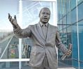 Dr. Martin luther King Jr. | Public Sculptures by Jeff Hall Studio | Martin Luther King Jr Library (Aurora Public Library) in Aurora. Item made of granite