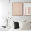 Set of 2 abstract prints #114 | Prints by forn Studio by Anna Pepe. Item made of paper
