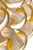 Golden Oysters on-edge paper art | Wall Sculpture in Wall Hangings by JUDiTH+ROLFE. Item composed of paper in boho or contemporary style