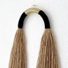Arch Tassel | Wall Sculpture in Wall Hangings by YASHI DESIGNS. Item compatible with boho and mid century modern style