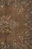 Hand-Knotted Vintage Sivas Rug in Beige-Brown with Medallion | Area Rug in Rugs by Rug and Kilim