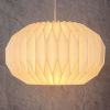 Sphere Large - Origami Paper Lampshade Eco-friendly | Pendants by Studio Pleat. Item composed of paper in minimalism or contemporary style