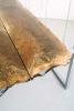 Grey 6-Seater SwingTable Walnut Live-Edge Slab | Picnic Table in Tables by SwingTables. Item composed of walnut & steel
