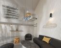 Pebble Sand Chandelier by GaeaCraft | Chandeliers by Gaea Craft. Item composed of bronze and glass in modern style
