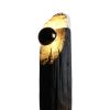 Totem Floor Lamp — Reclaimed Wood Column & Stone | Lamps by Gabor Gobi. Item composed of wood and stone
