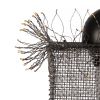 Fringe Steel Wire Mesh Pendant Light 12" T x 6" W | Sculptures by Anne Lindsay Studio. Item composed of steel in contemporary or industrial style