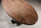 JUNO - oval | Coffee Table in Tables by Laylo Studio. Item made of wood & steel